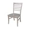 International Concepts Set of 2 Cosmo Chairs, Washed Finish, Washed Gray Taupe C09-310P - alternate 1